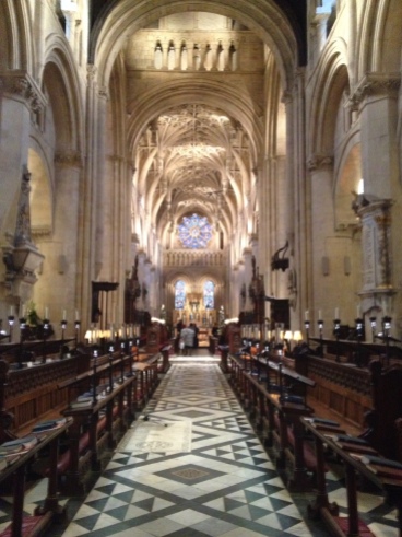 This is the nave of Christ Church Cathedral.